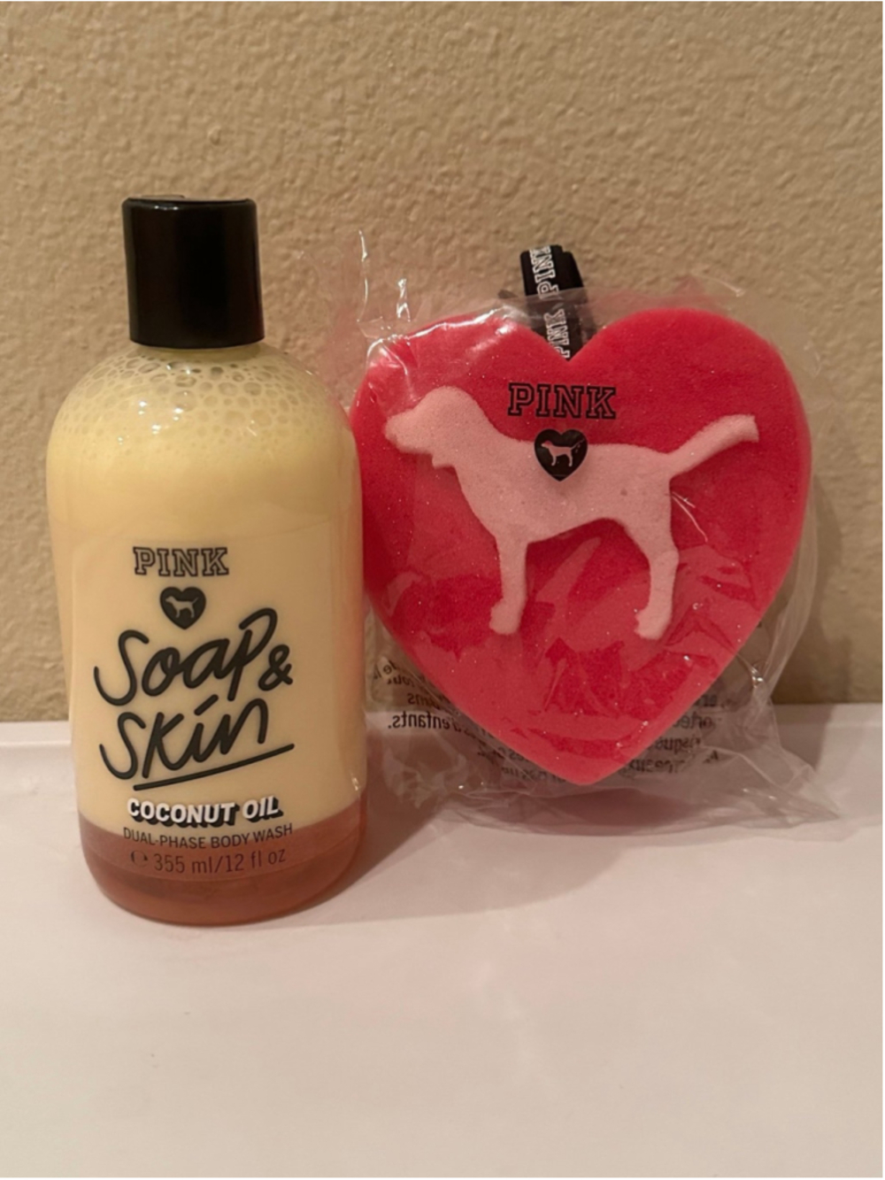Victoria's Secret PINK soap and skin coconut oil 12 FL OZ